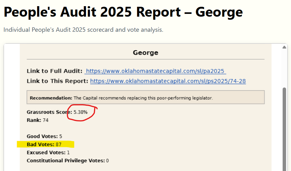 peoples audit george